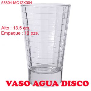 Vaso forma disco