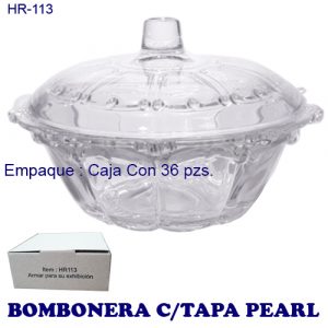 Bombonera de Vidrio