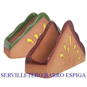 Servilletero de Barro
