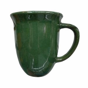 Taza alta de barro de colores