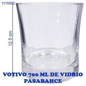 Vaso vidrio