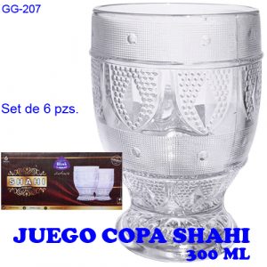 Copas de vidrio