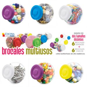 Juego 12 Brocales Multiusos Con Tapa