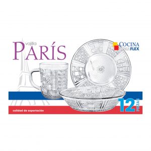 Vajilla 12 pzs. Paris