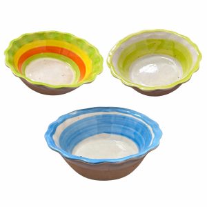Mini tazón de cerámica de colores surtidos